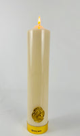 Load image into Gallery viewer, Cream Pillar Candle