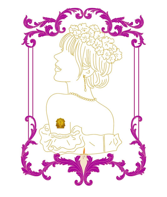 Lavender Pillar Candle