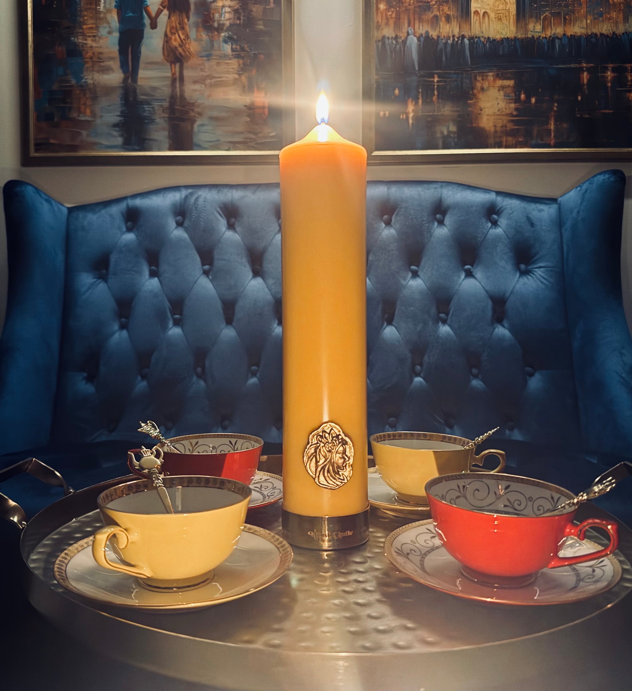 Sunshine Pillar Candle