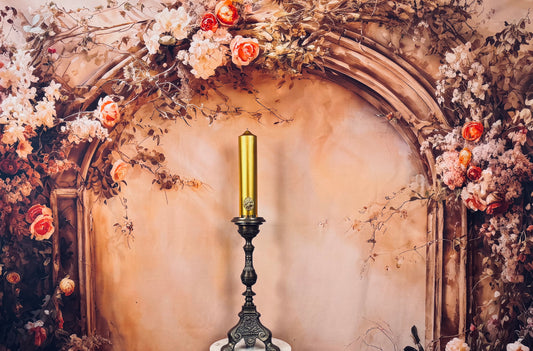 Gold Pillar Candle
