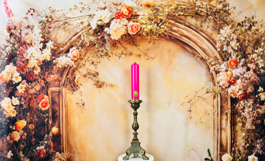 Barbie Pillar Candle