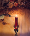 Load image into Gallery viewer, Burgundy Pillar Candle
