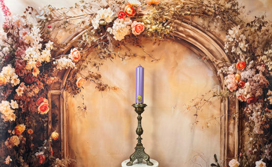 Lavender Pillar Candle