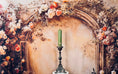 Load image into Gallery viewer, Olive Green Pillar Candle
