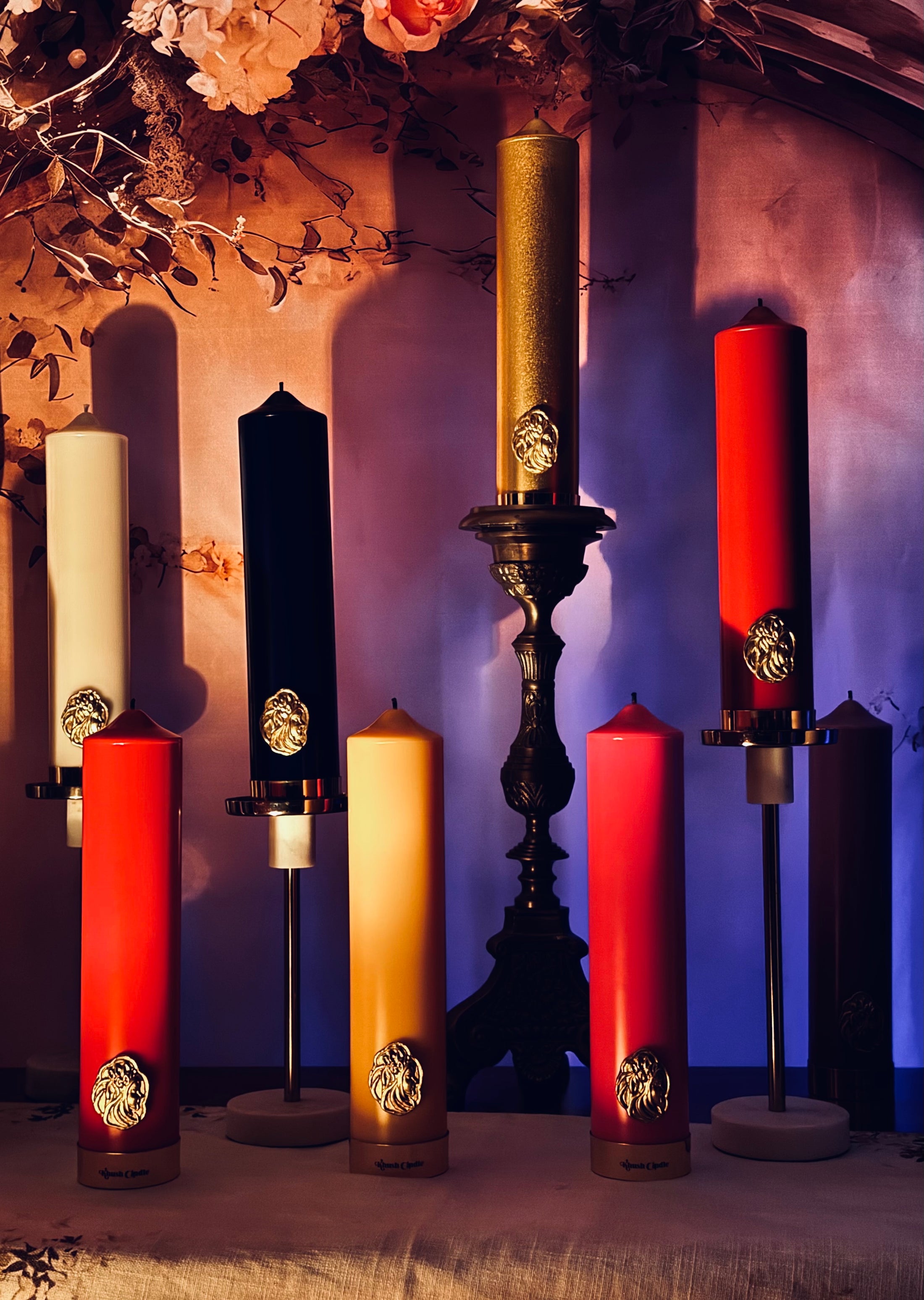 Black Pillar Candle