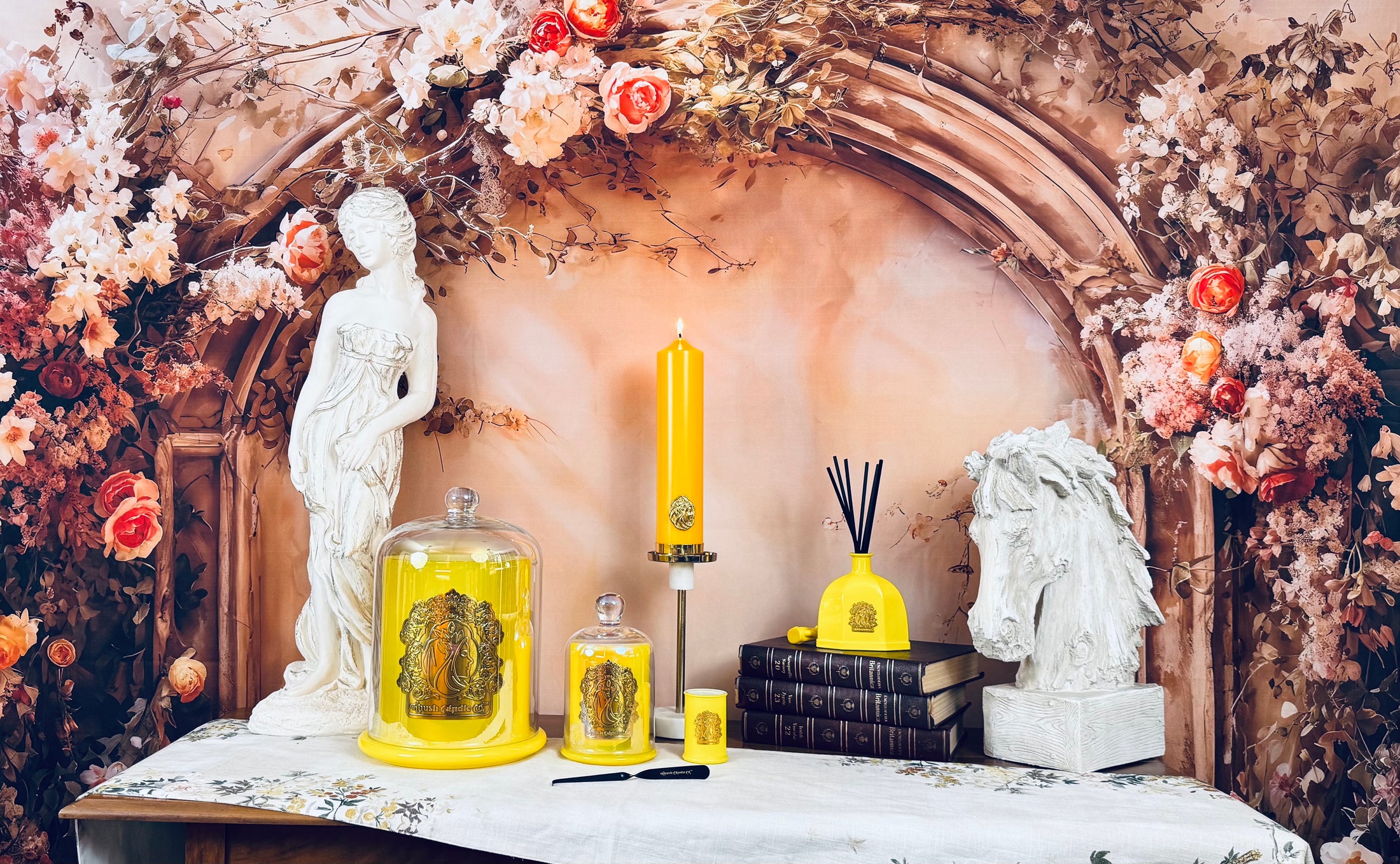 Sunshine Pillar Candle