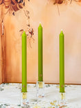 Load image into Gallery viewer, Olive Green Macaron Taper
