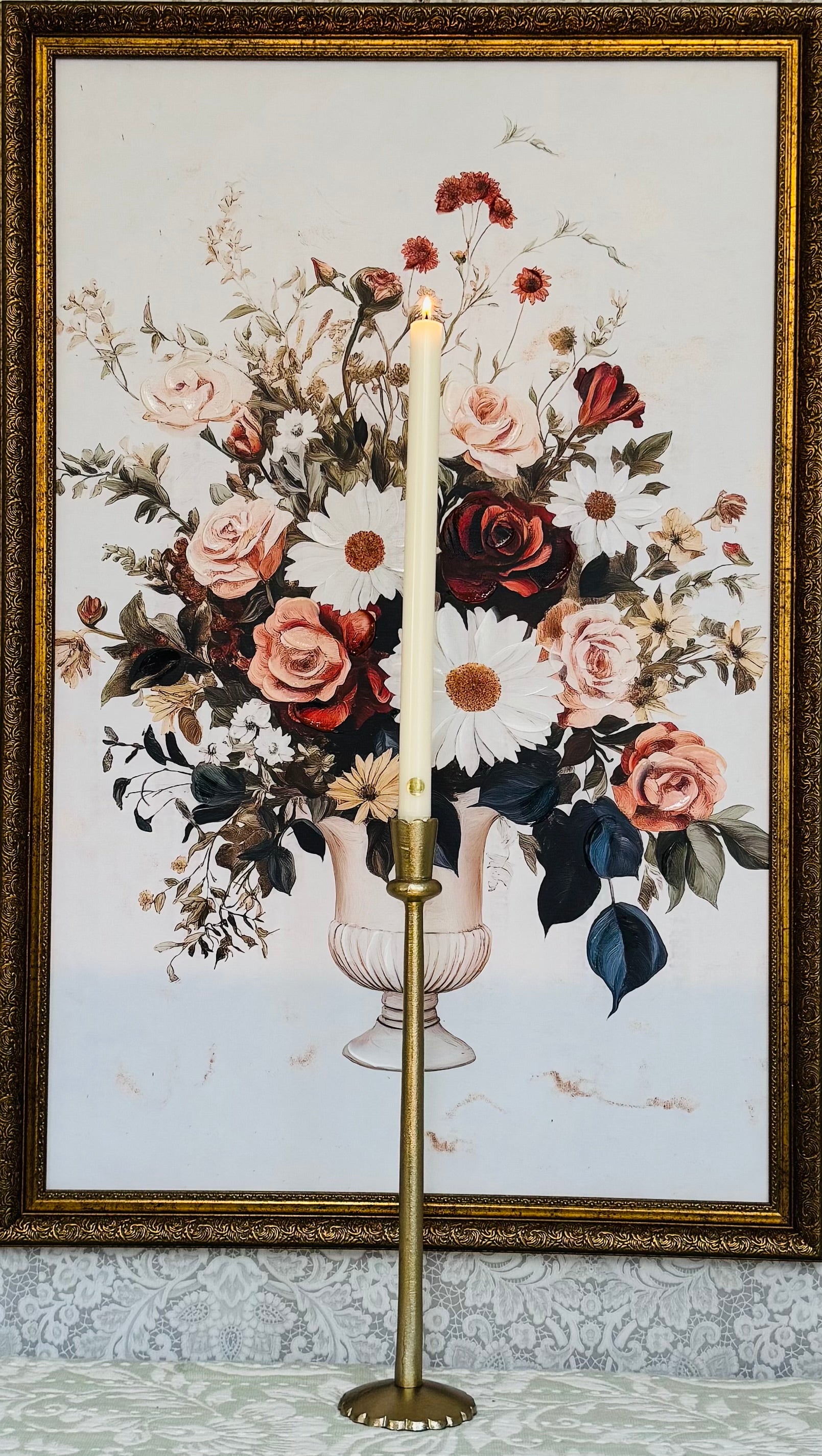 Ivory Macaron Taper