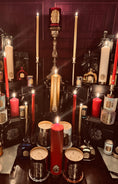 Load image into Gallery viewer, Black Pillar Candle
